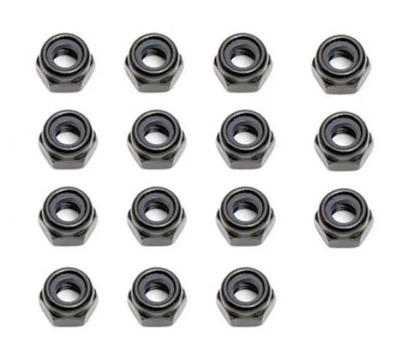 Rovan 3Mm Nyloc Nuts Black 15Pcs - Rov-68035 1
