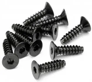 Rovan 4X15mm Coarse Thread Countersunk Head Screw 10Pcs - Rov-68022 1