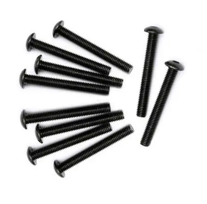 Rovan 5X40mm Fine Thread Button Head Screws 10Pcs - Rov-68018 1