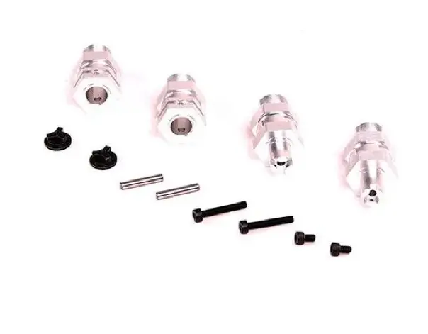 Rovan Fr/Rr Extended Wheel Axle Kit Silver W/ Hardware - Rov-85180C 1