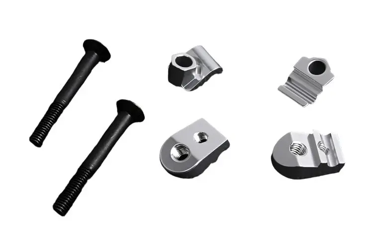 Rovan Front Sway Bar Mount Set Silver Aluminium - Rov-852552 1