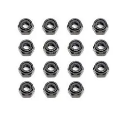 Rovan M5 Nyloc Nuts Black Steel 15Pcs - Rov-68037 1