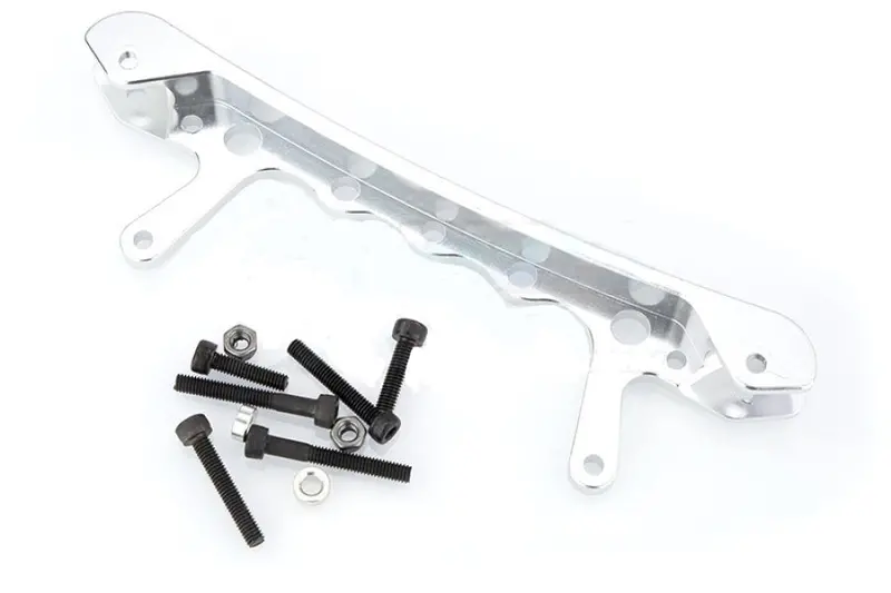 Rovan Rear Shock Tower Brace Set Silver Aluminium - Rov-95104 1