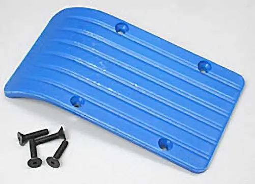 Rpm T/E Maxx Front / Rear Skid Wear Plate Blue - 80135 1