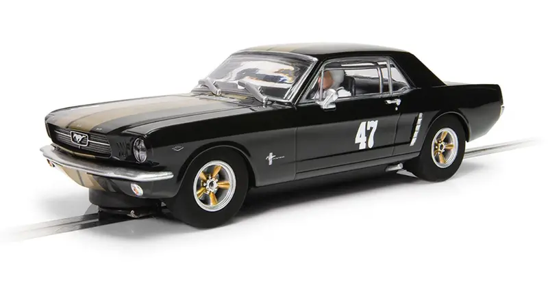Scalextric 1966 Ford Mustang Black And Gold - C4405 1