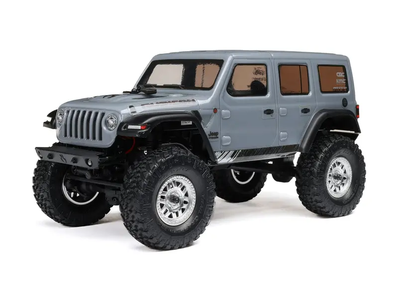 Scx24 Jeep Wrangler Jlu 1/24Th 4Wd Rock Crawler - Silver * 1