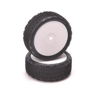 Shard 1/10Th Front 4Wd Tyre Yellow Compound- 1Pr Preglued 1