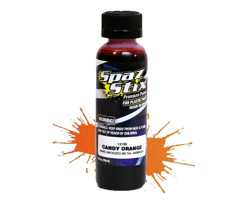 Spaz Stix Candy Orange Airbrush Paint 2Oz - Szx15150 1