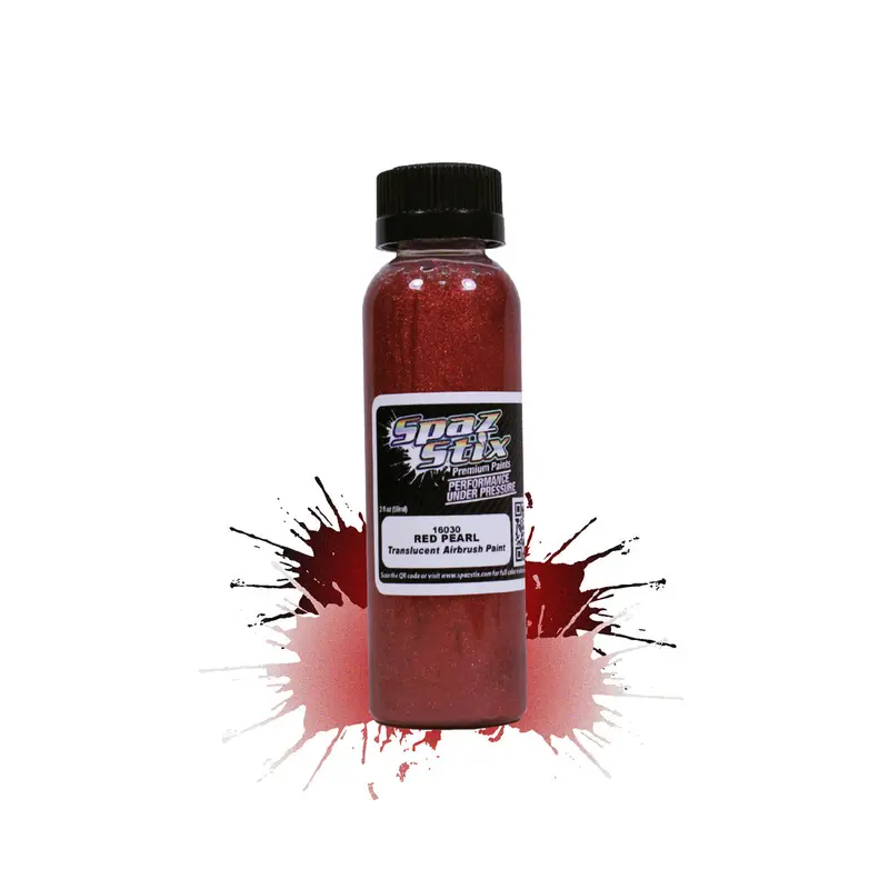 Spaz Stix Red Pearl Airbrush Paint 2Oz - Szx16030 1