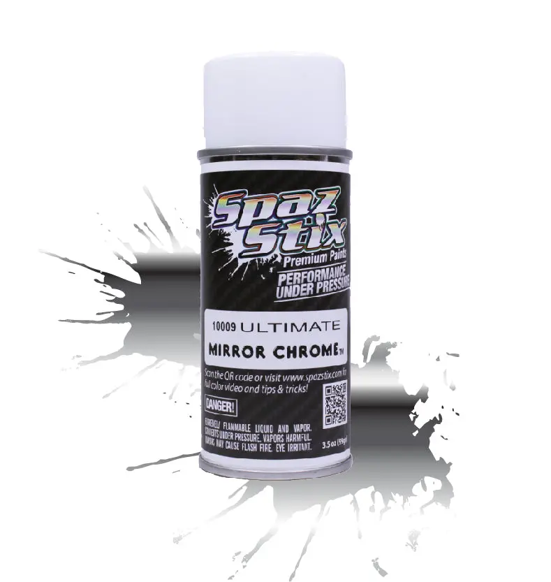 Spaz Stix Ultimate Mirror Chrome Spray Paint 3.5Oz - Szx10009 1