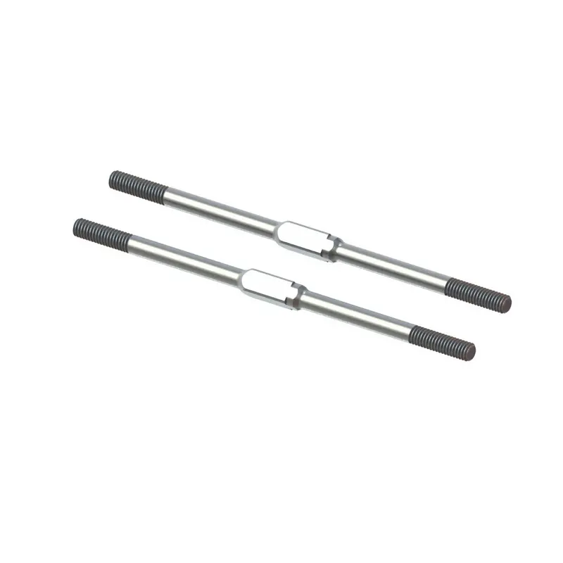 Steel Turnbuckle M4x95mm Silver - 2Pcs 1