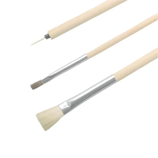 Tamiya Basic Paint Brush Set 3Pcs - 87066 2