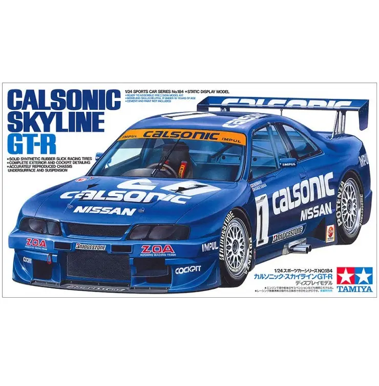 Tamiya Calsonic Nissan Skyline Gt-R R33 1:24 - 24184 1