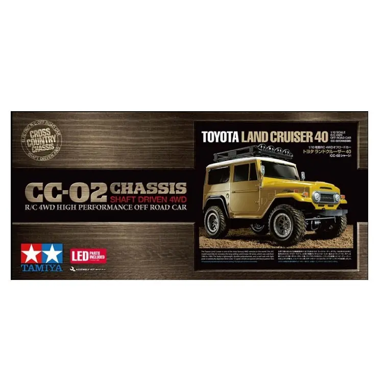 Tamiya Toyota 40 Series Landcruiser Cc-02 No Esc Kit 1:10 - 58715A 1