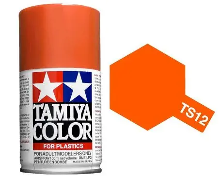 Tamiya Ts-12 Orange Gloss Spray 100Ml - 85012 1