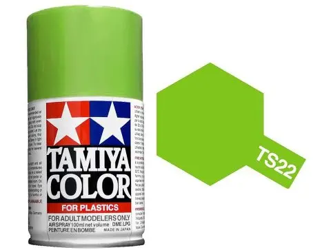 Tamiya Ts-22 Light Green Gloss Spray 100Ml - 85022 1
