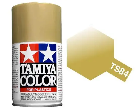 Tamiya Ts-84 Metallic Gold Gloss Spray 100Ml - 85084 1