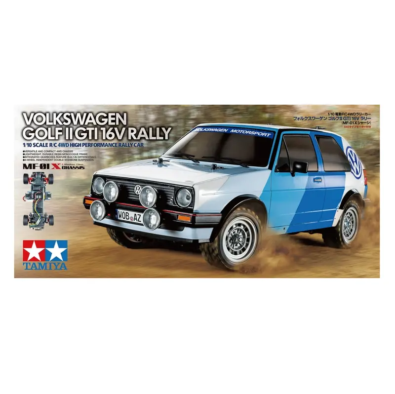 Tamiya Vw Golf Mk2 Gti 16V Rally Mf-01X Kit 1:10 No Esc - 58714A 1