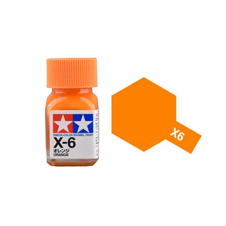 Tamiya X-6 Orange Enamel 10Ml - 80006 1