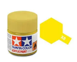Tamiya X-8 Lemon Yellow Mini Acrylic 10Ml - 81508 1