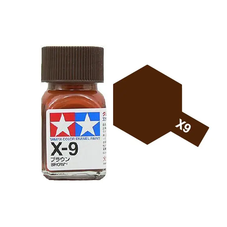 Tamiya X-9 Brown Enamel 10Ml - 80009 1