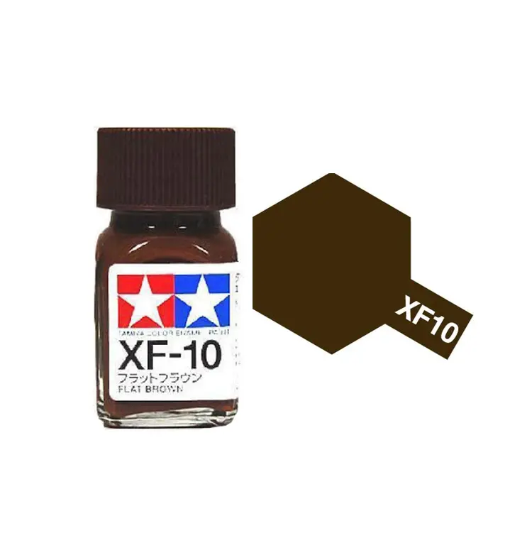 Tamiya Xf-10 Flat Brown Enamel 10Ml - 80310 1