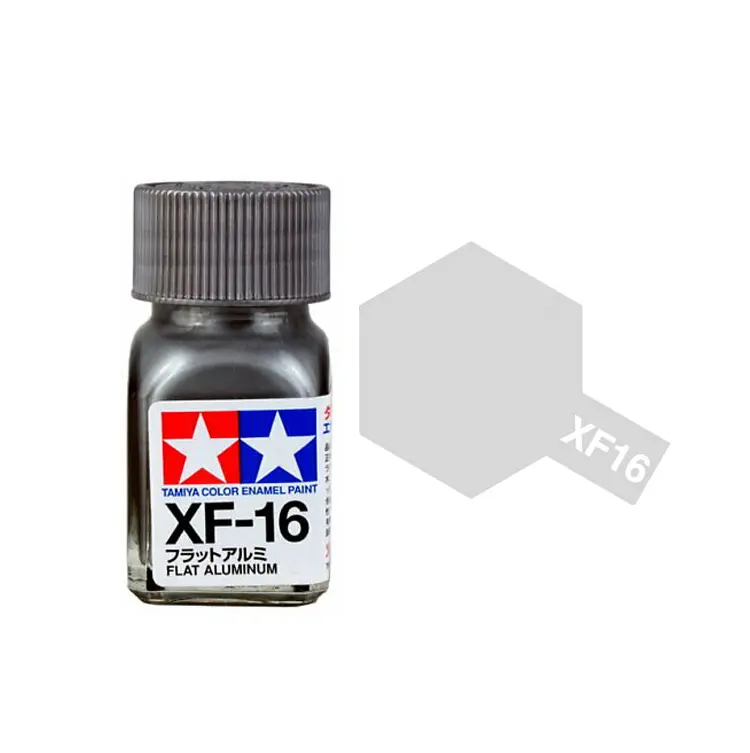 Tamiya Xf-16 Flat Aluminium Enamel 10Ml - 80316 1