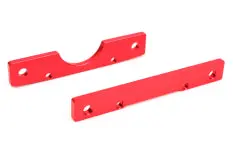 Team Corally Red Aluminium Rear Suspension Arm Mounts 2Pcs - C-00180-238 1