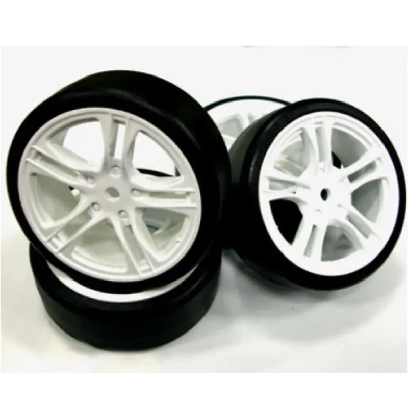 Team Magic Drift Tyre On White 10Sp Wheel 4Pcs - Tm503302w 1