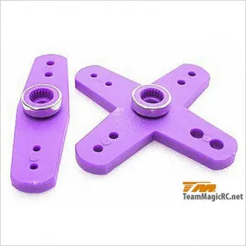 Team Magic Futaba 25T Servo Horn 2Pcs - Mg115003 1
