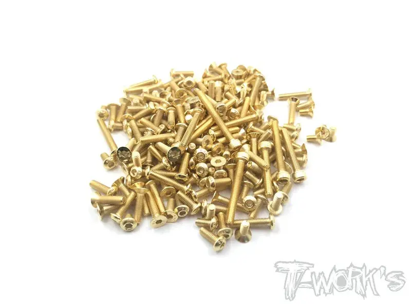 Tekno Nb48 2.0 Gold Screw Set 1