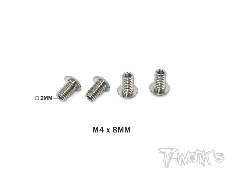 Titanium Down Stop Screws M4 X 8Mm - 4Pcs 1