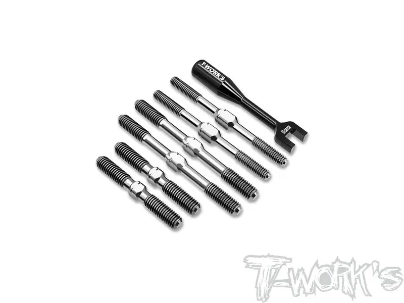 Titanium Turnbuckle Set For Hb Racing D8ws 1