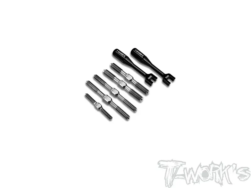 Titanium Turnbuckle Set For Team Associated Rc8b4 1