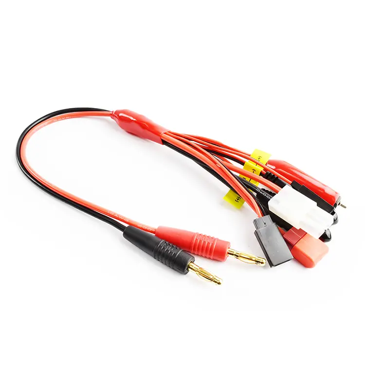 Tornado 4Mm Bullets Plug To Glow Driver/ Tamiya/ Deans/ Jr & Futaba Tx+Rx 16Awg 30Cm Silicone Wire - Trc-5006B 1