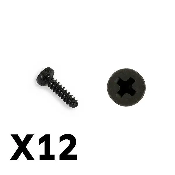 Tracer Pan Head Self Tapping Screws 2.6X10mm - 12Pcs 1