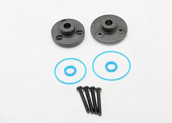 Traxxas 1:16 Diff Cover Plates & Gaskets - 7080 1