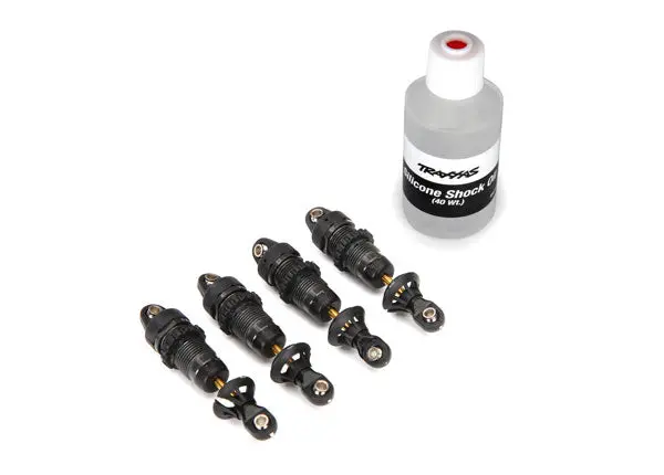 Traxxas 1:16 Gtr Shock Set Anodised Aluminium W/ Tin Shafts 4Pcs - 7061X 1
