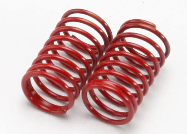 Traxxas 1:16 Gtr Shock Springs 1.76 Orange Rate Red Finish 2Pcs - 7145 1
