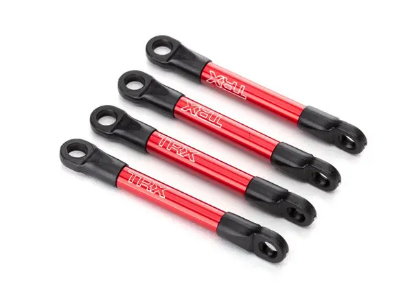 Traxxas 1:16 Push Rod Set Red Aluminium W/ Rod Ends 4Pcs - 7018X 1