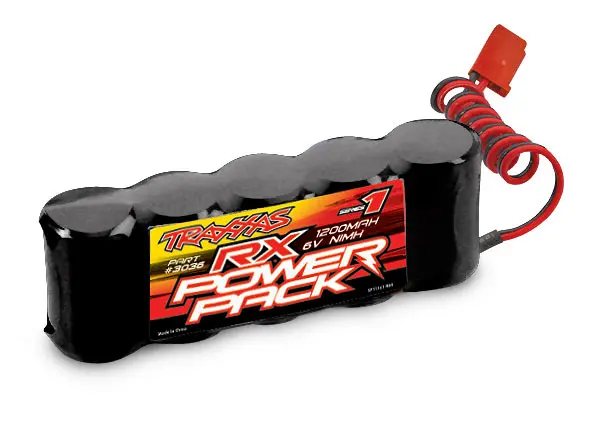 Traxxas 1200Mah 6V Flat Nimh Receiver Battery Pack - 3036 1