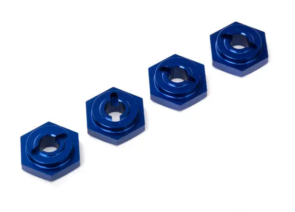 Traxxas 12Mm Wheel Hexes Blue Aluminium 4Pcs - 7154X 1