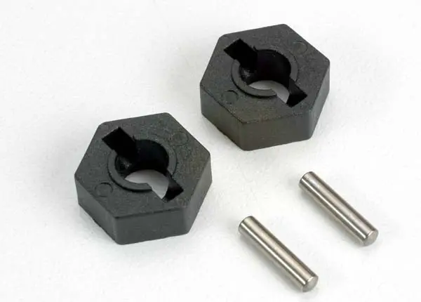 Traxxas 14Mm Wheel Hex Black W/ Pins 2Pcs/Ea - 4954 1