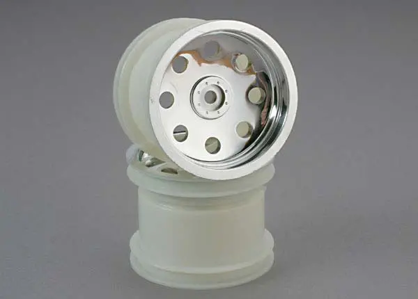 Traxxas 2.2In 8-Hole Chrome Wheels Rr 2Pcs - 3672 1