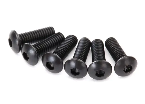 Traxxas 2.5X8mm Hex Drive Button Head Screws 6Pcs - 2617 1