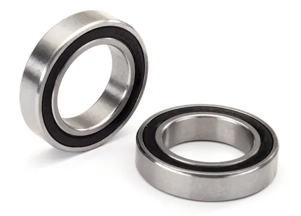 Traxxas 20X32x7mm Stainless Steel Black Rubber Sealed Bearings 2Pcs - 5196X 1