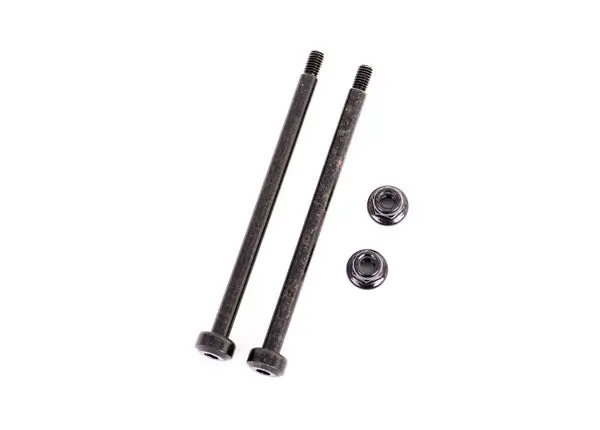 Traxxas 3.5X56.7Mm Rr Outer Hinge Pins W/ 3Mm Nyloc Nuts Suit Sledge 2Pcs/Ea - 9543 1