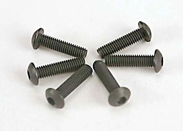Traxxas 3X12mm Hex Drive Button Head Screws 6Pcs - 2578 1