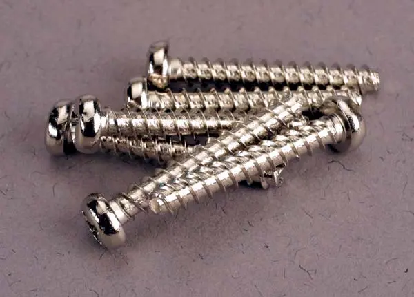 Traxxas 3X20mm Phillips Drive Pan Head Self Tappers 6Pcs - 2678 1
