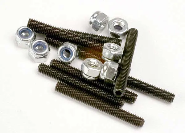 Traxxas 3X25mm Grub Screws W/ 3Mm Nyloc Nuts - 3962 1